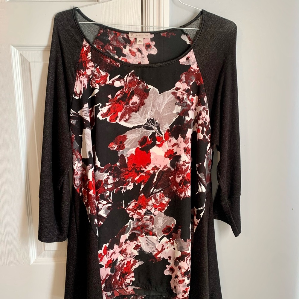 Dressbarn XL Floral Blouse